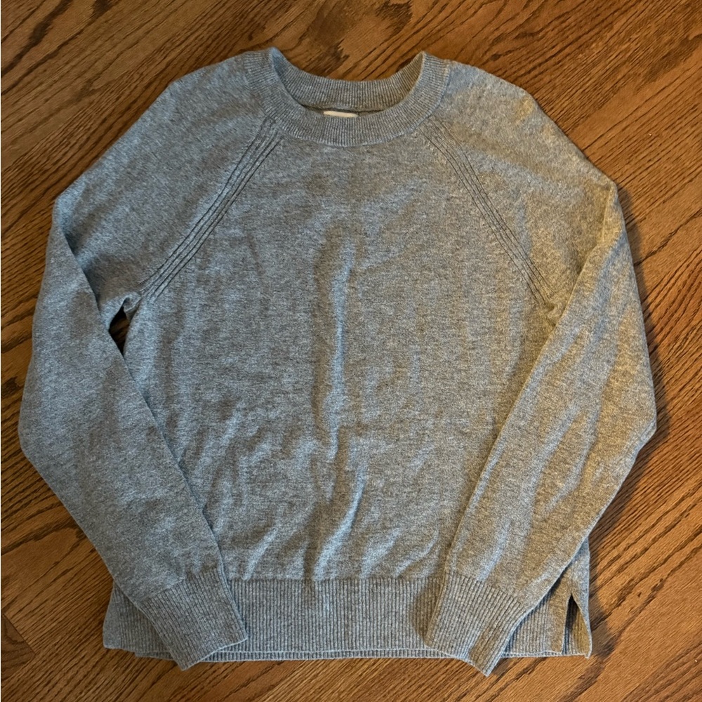 Gray J.Crew crewneck sweater in size S
